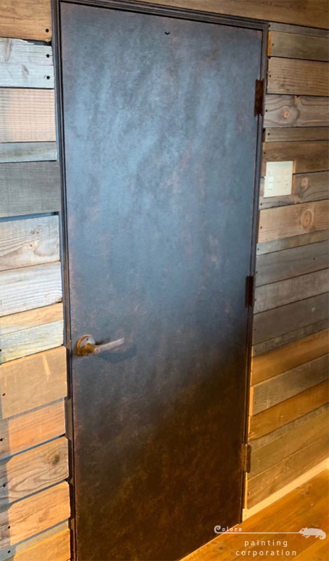 エイジング塗装 アイアン風