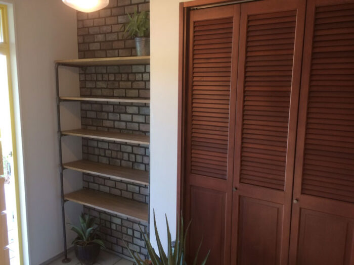 ⭐︎施工事例　エイジング塗装　モルタル造形　壁面レンガ7