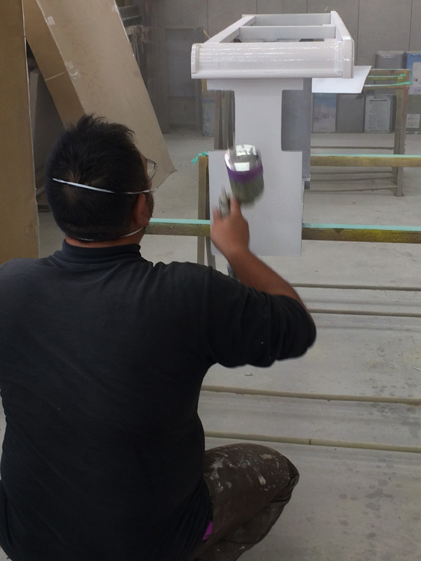 施工事例　ベッド塗装3