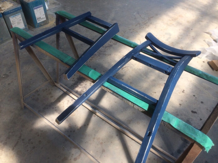 施工事例　エイジング塗装　椅子　リペイント3