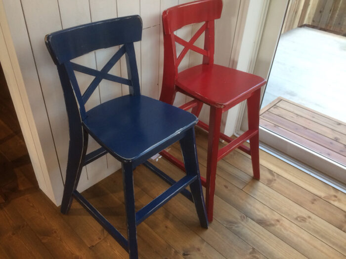 施工事例　エイジング塗装　椅子　リペイント6