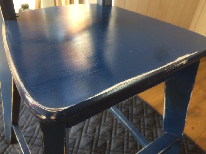 施工事例　エイジング塗装　椅子　リペイント8