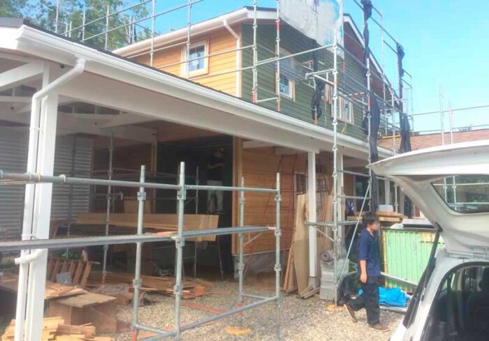 施工事例　新築　塗装1